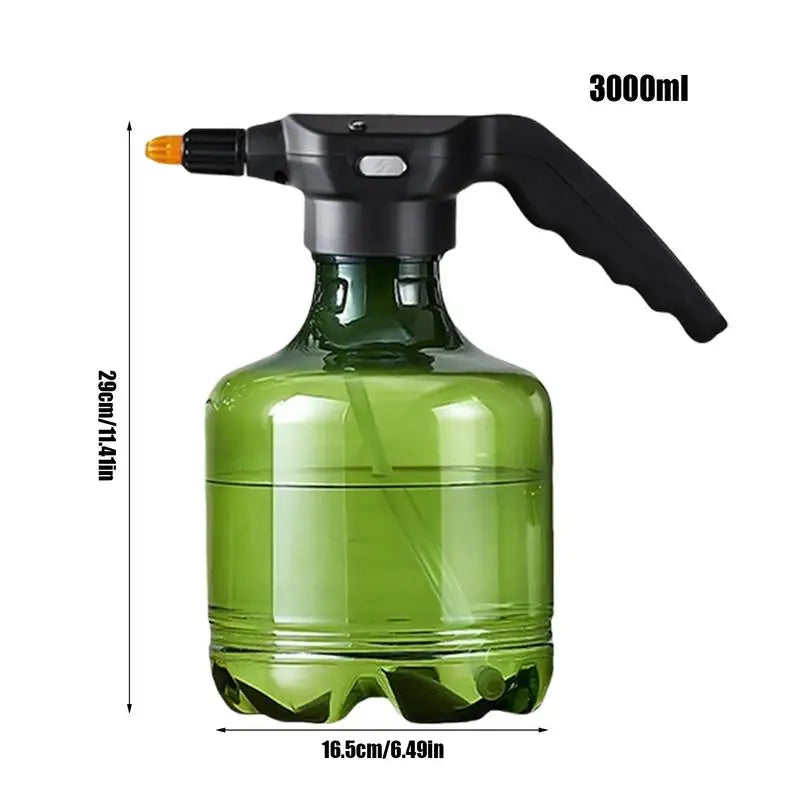 Electric Water Sprayer Garden Sprayer Large Capacity Water Tank 3000ml Adjustable Atomization 1200mah Portable Water Sprayer Peaceful Pleasures Health and Wellness