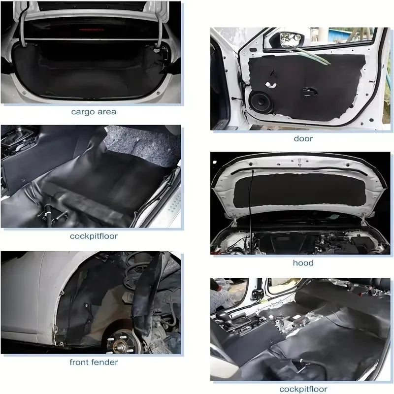 5mm XPE Car Sound Deadener Foam Mat – Hood, Door & Roof