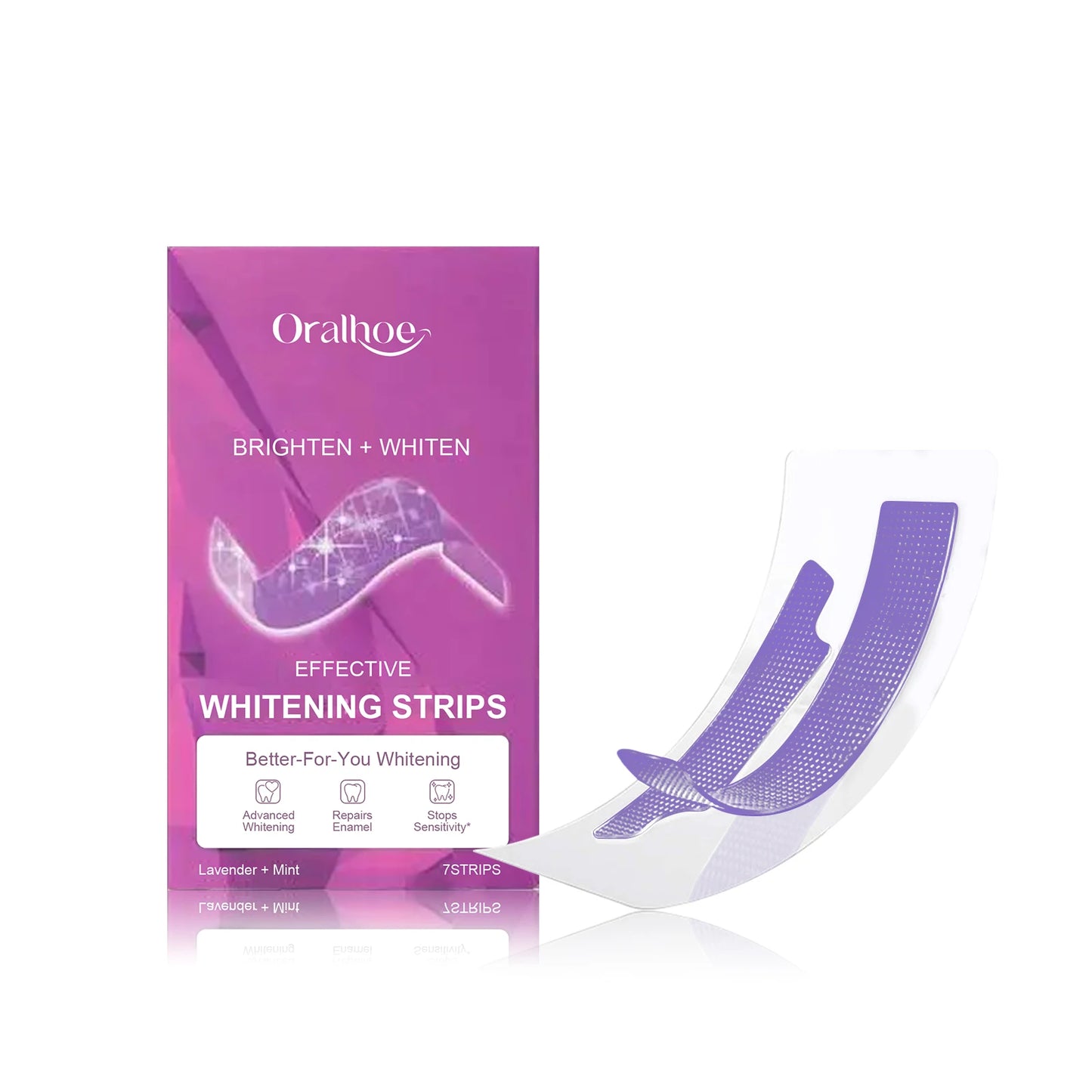 Oralhoe Teeth Whitening Strips – Remove Tea, Coffee & Smoke Stains