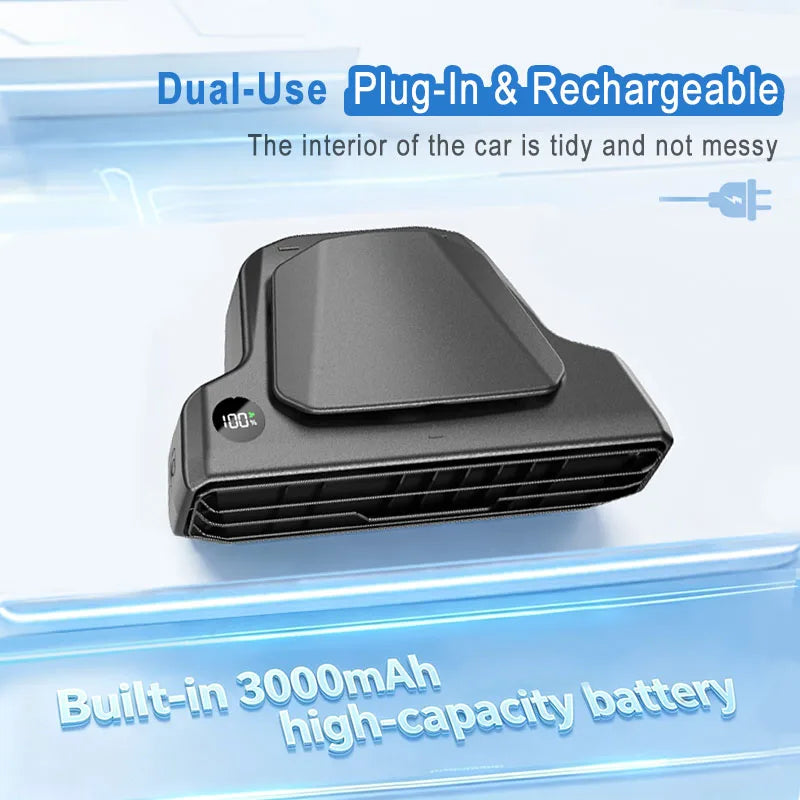 HOMEFISH 2026 New Car Seat Fan MF1 High Wind Speed Cooling Fan USB Powered Backrest Ventilation Fan for Vehicle Peaceful Pleasures Health and Wellness