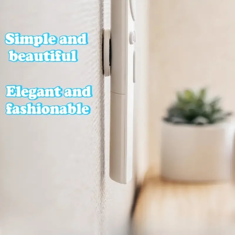 2-Pack No Drill Magnetic Remote Holder Wall Mount – White