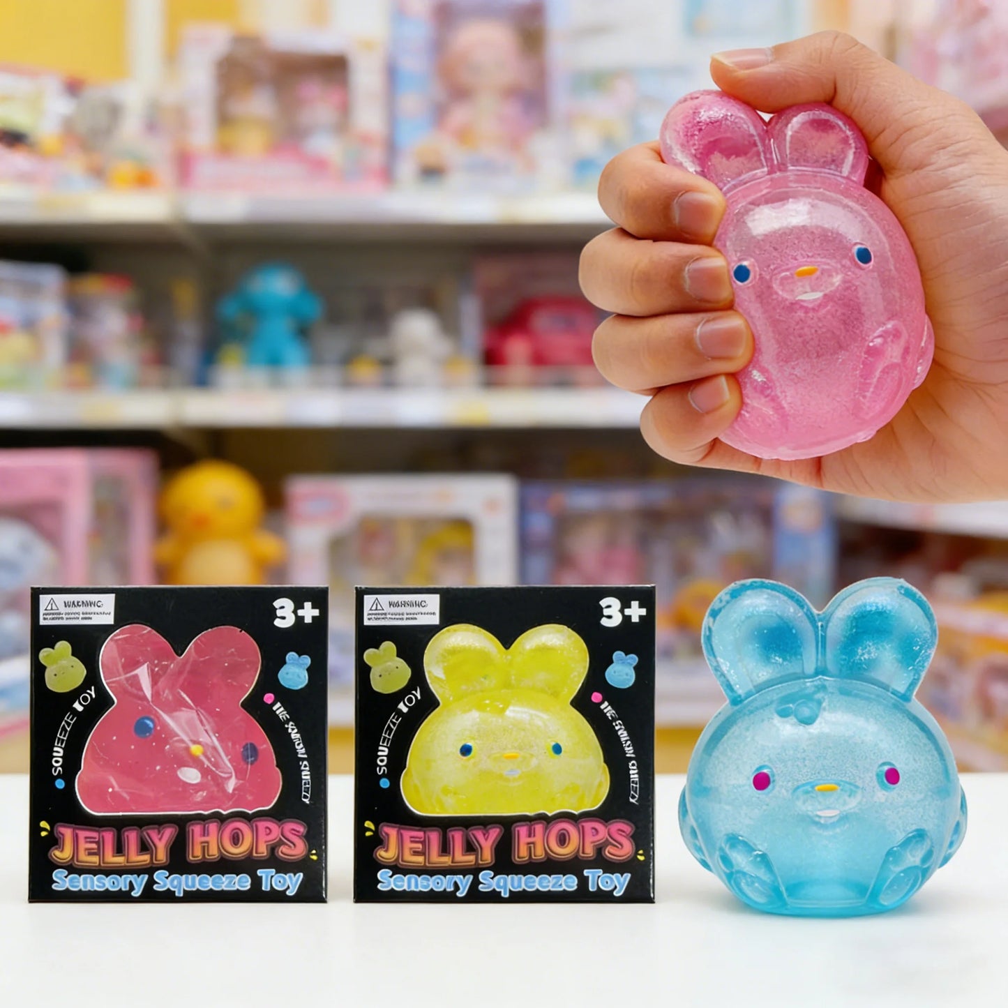 Cute Rabbit Squishy Slow Rising Squeeze Fidget Toy | TPR