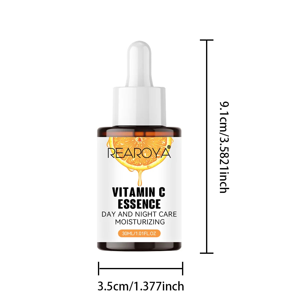 Vitamin C Face Essence Lifting Firming Fade Fine Lines Whitening Brighten Moisturizing Nourish Day and Night Cream Skin Care Peaceful Pleasures Health and Wellness