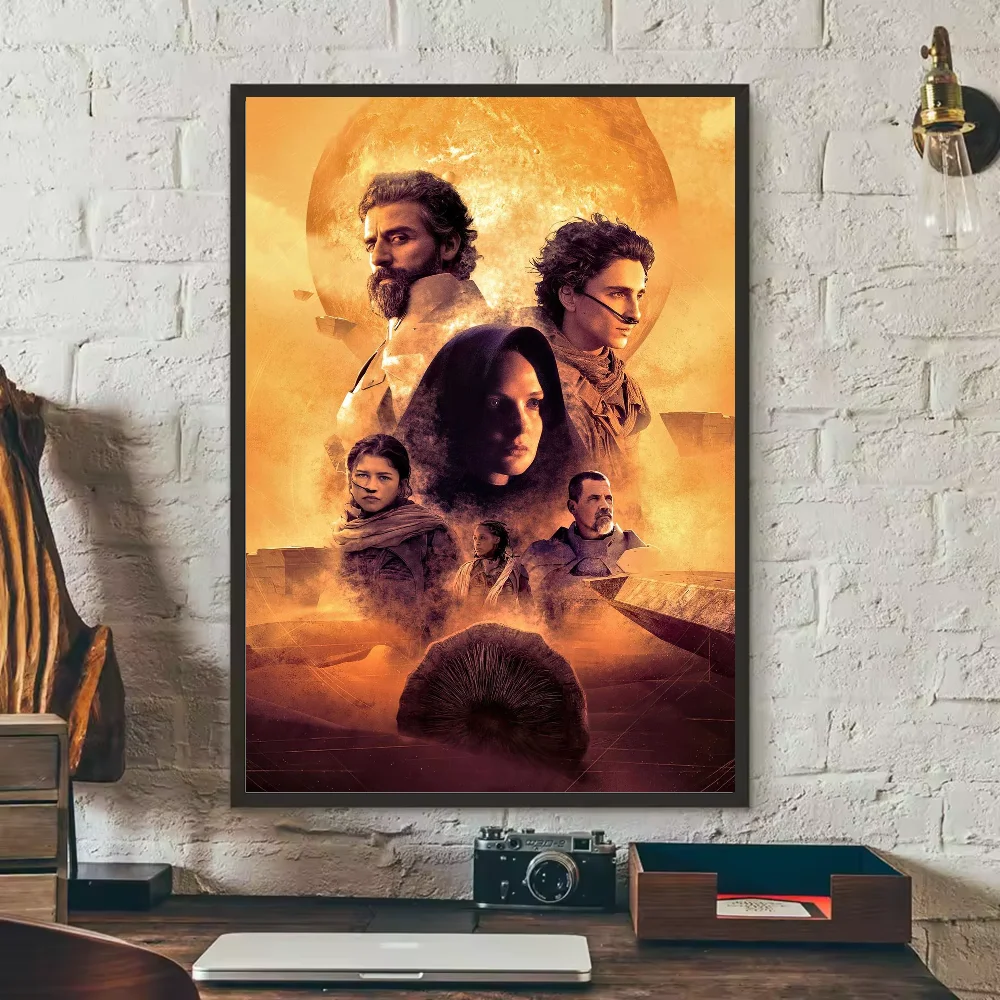 Dune Part 2 Movie Poster HD Waterproof PVC Wall Art Sticker Movie Wall Poster Peaceful Pleasures Health and Wellness z1 15X20cmNoframe