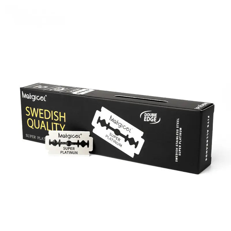 100-Pack Double Edge Safety Razor Blades | Stainless Steel
