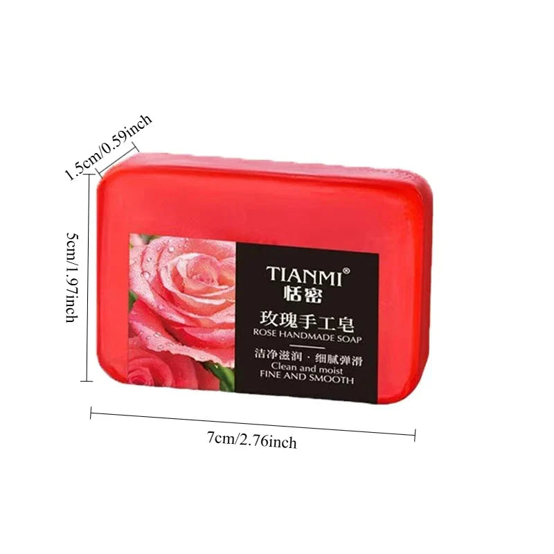 Rose Handmade Essence Soap 2-Pack – Cleanse & Moisturize