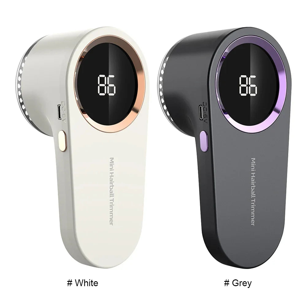Electric Fabric Shaver & Lint Remover with Digital Display Peaceful Pleasures Health and Wellness
