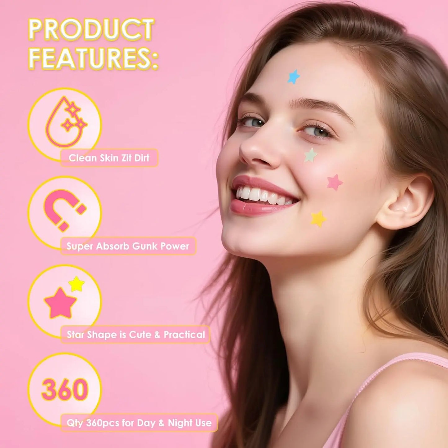 Hydrocolloid Acne Patches – Invisible, Waterproof, All Skin Types