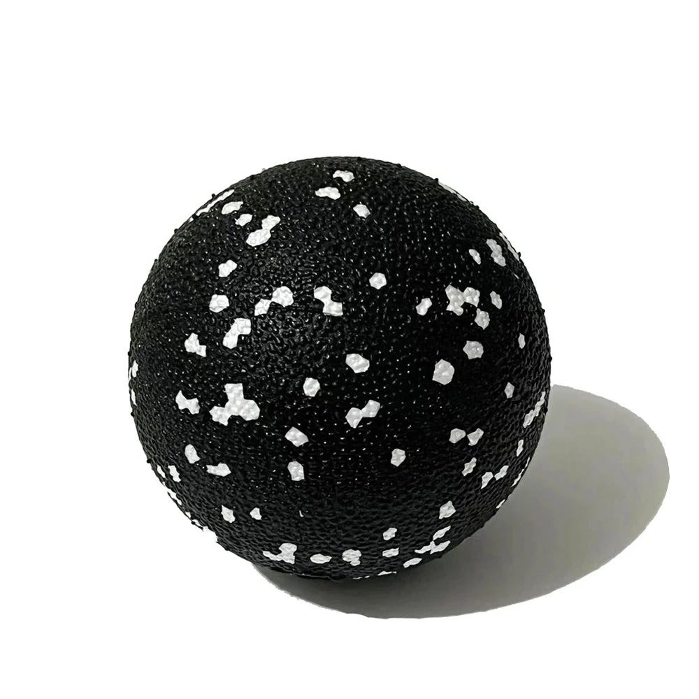 EPP 8cm Peanut Balls Body Massage Fascia Ball High Density Muscle Relaxation Lacrosse Fitness Yoga Myofascia Ball Relieve Pain Peaceful Pleasures Health and Wellness White 8cm
