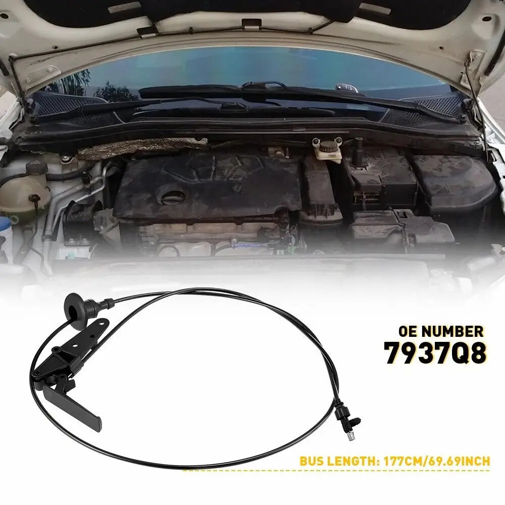 Bonnet Release Cable Latch Peugeot Partner Citroen Berlingo 2008-2019