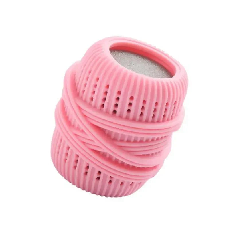 Silicone Laundry Ball Anti Entanglement Large Household Washing Machine Washing Ball TPE Clothing Washing and Cleaning Ball New Peaceful Pleasures Health and Wellness Pink