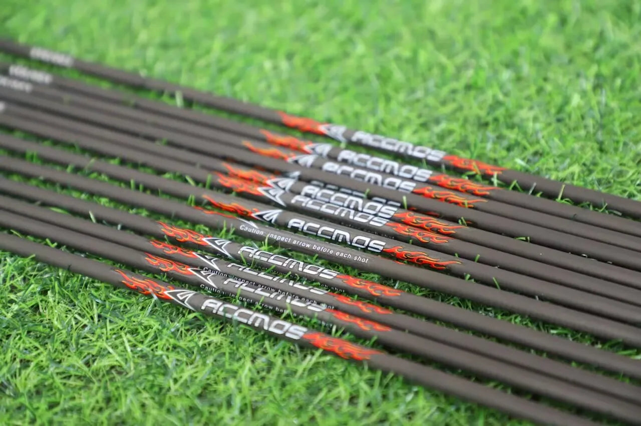 ACCMOS ID4 2 5 Archery Arrow Shaft Pure Carbon Tube Spine 300 1500