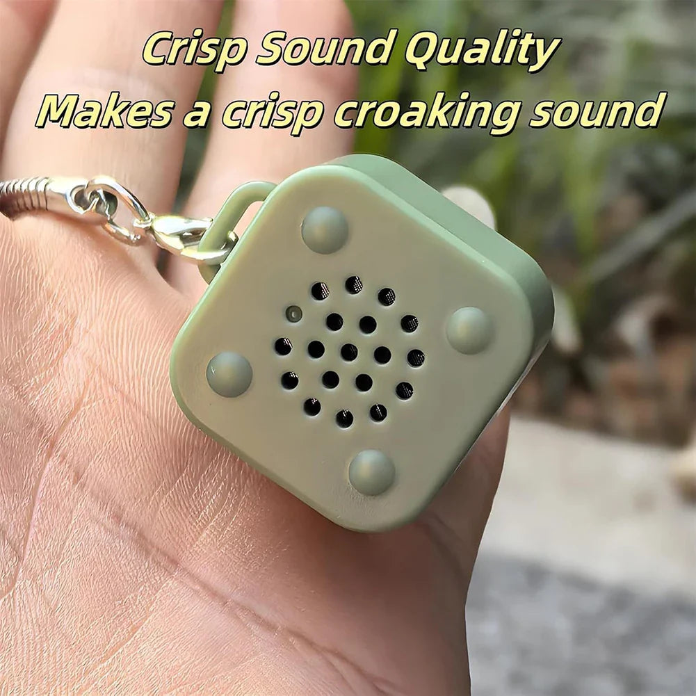 Frog Croaking Fidget Keychain | LED Lights & USB Rechargeable