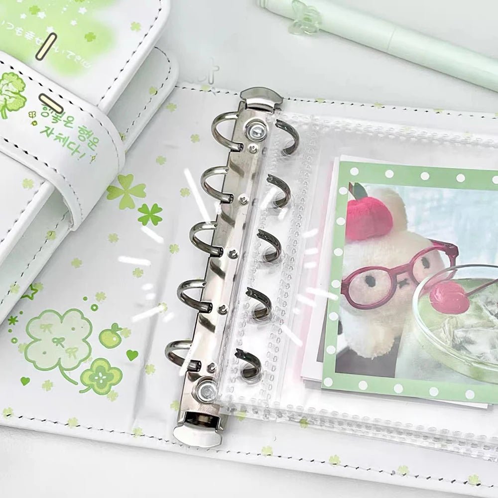 Clover One Palace Grid M5 Card Book Loose Leaf Magnetic Buckle Star