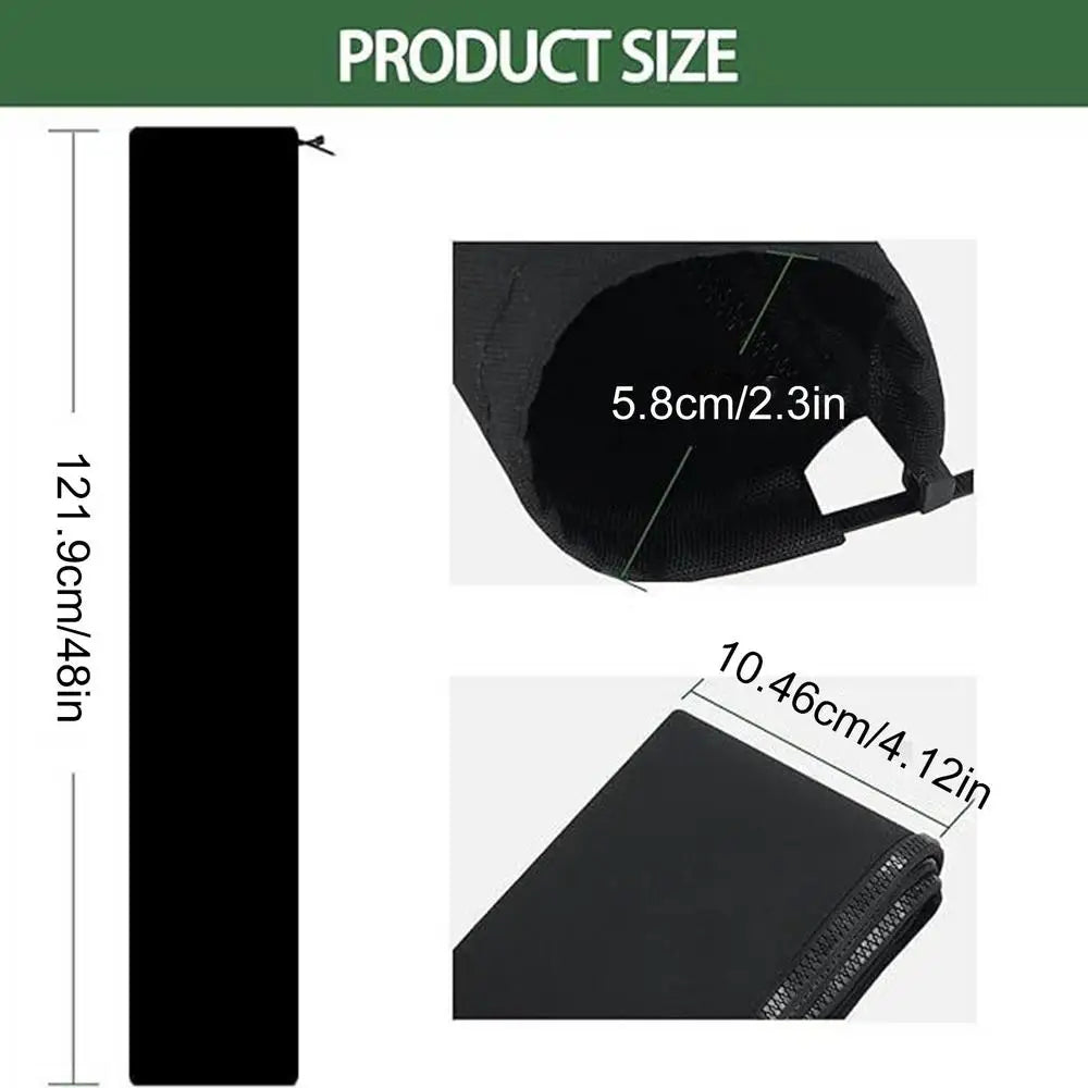 48" Zippered Outboard Rigging Sleeve | Trolling Motor Wire Protector