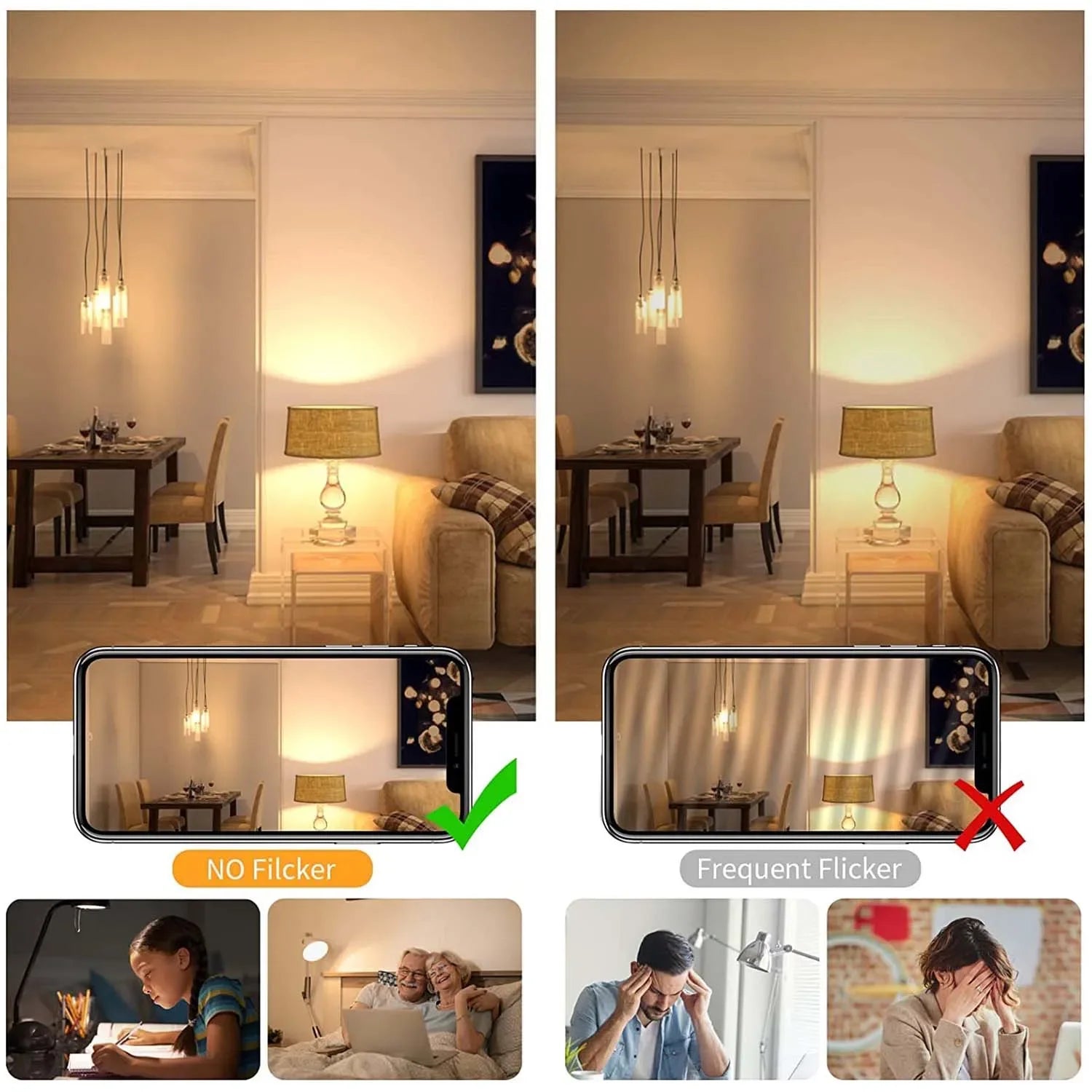 3/8Pack G9 Led Light Bulb 3W 220V Chandelier Light Corn Bulbs Warm 2700K Non-dimmable G9 Base LED Lamps Replace 33W Halogen Lamp Peaceful Pleasures Health and Wellness