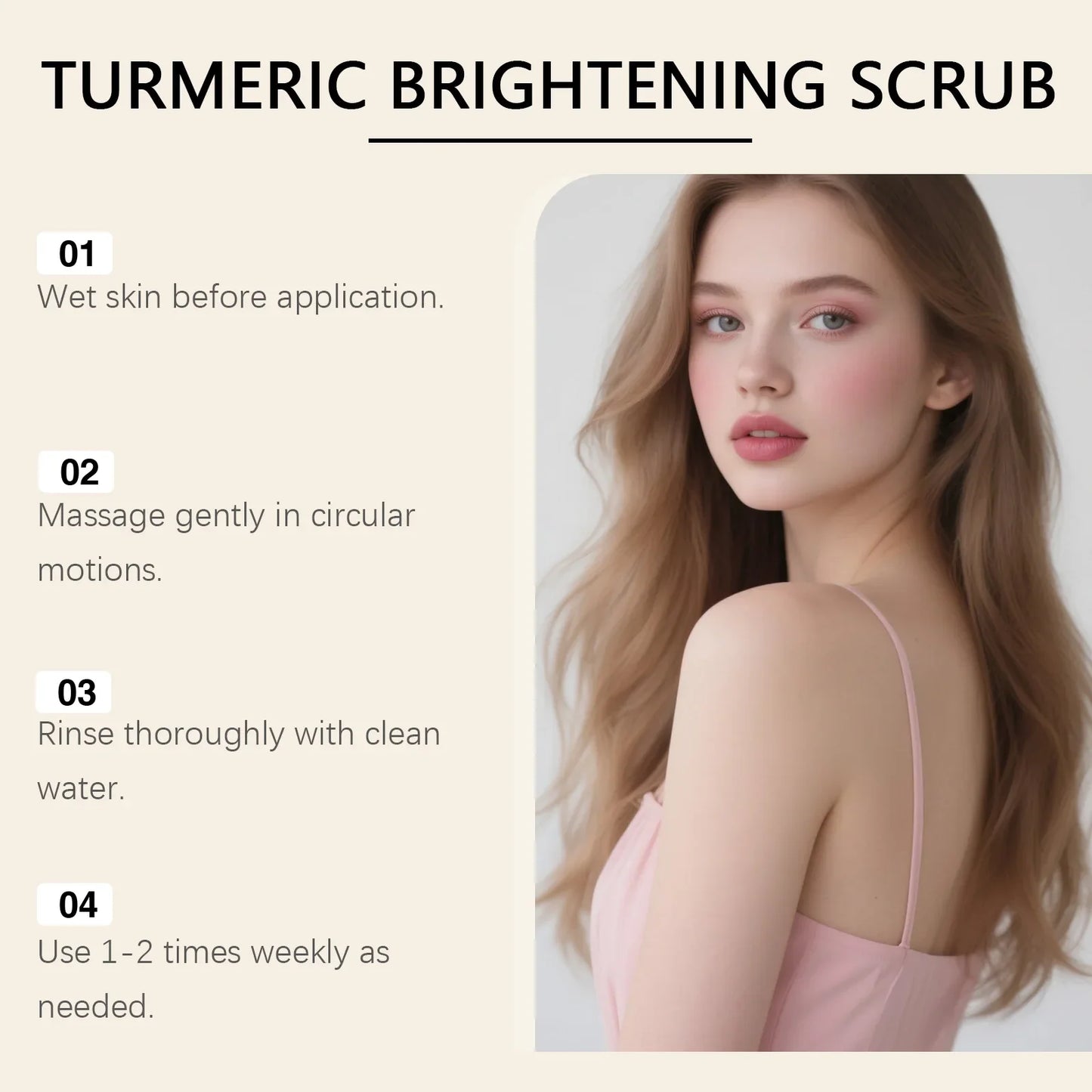 Turmeric Body Scrub – Hydrating & Smoothing Cream | 120g