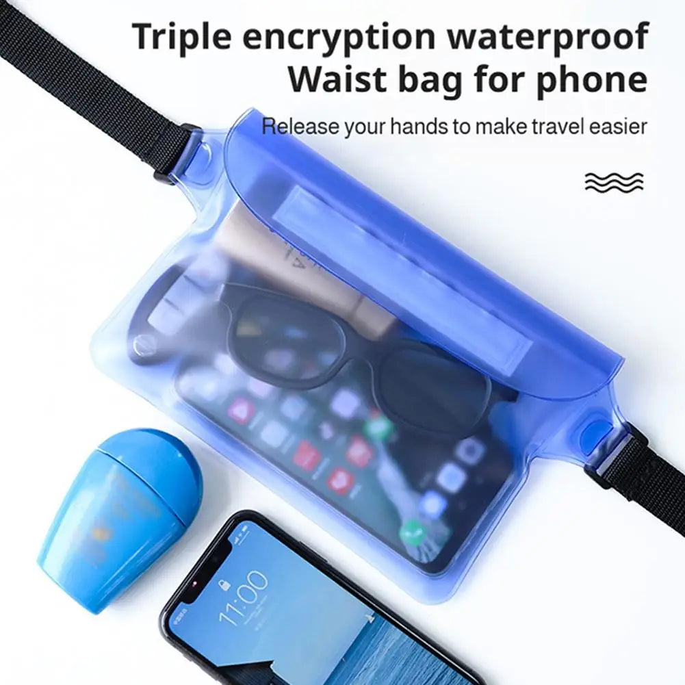 Waterproof Waist Bag – PVC Dry Bag for Water Sports Peaceful Pleasures Health and Wellness