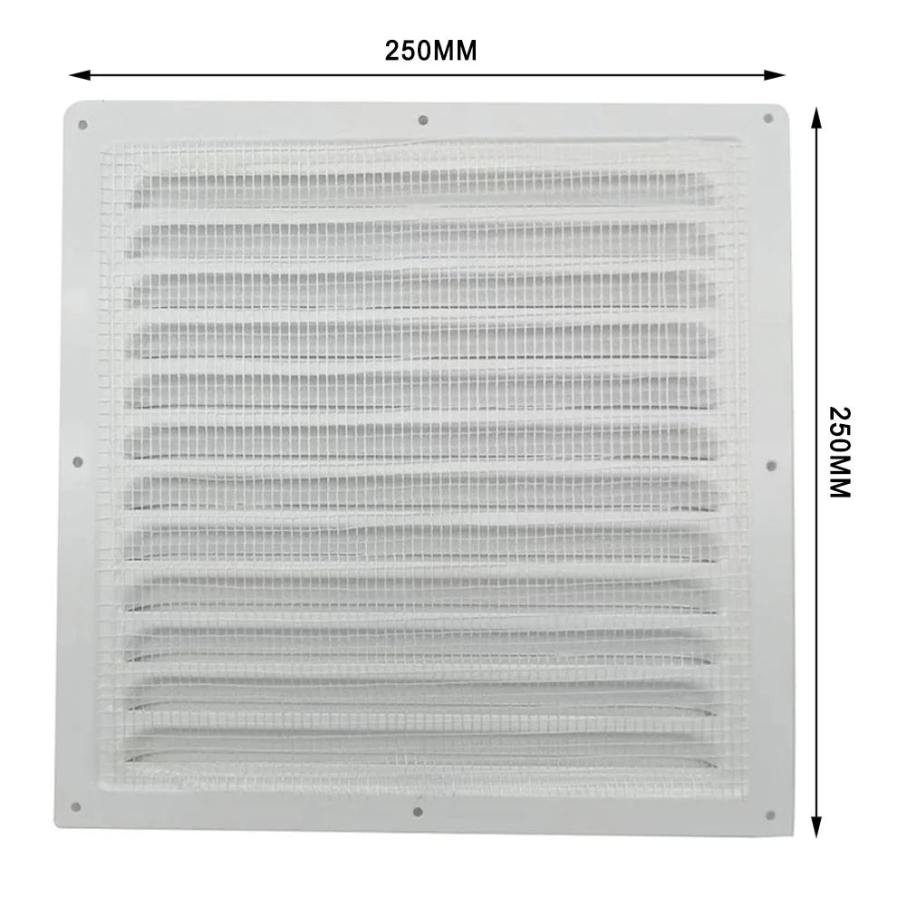 Air Vent Grille Ventilation Cover Metal Square Insect Screen Aluminum