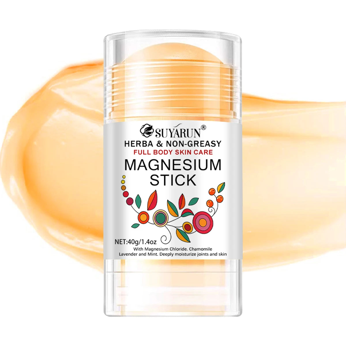 SUYARUN Chamomile & Shea Butter Soothing Balm Stick for Dry Skin, Lavender Calming All-Over Body Care, Skin Repair Moisturizer. Peaceful Pleasures Health and Wellness 40g