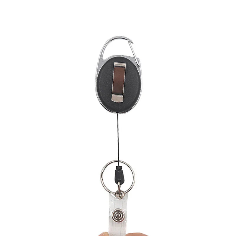 Retractable Slide Cover ID Card Holder & Badge Sleeve
