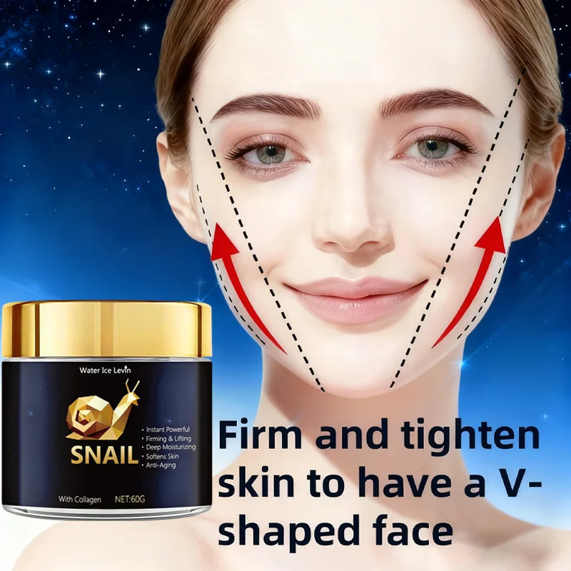 Snail Mucin Cream with Hyaluronic Acid & Collagen – 60g