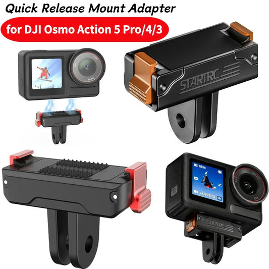 DJI Osmo Action 5 Pro/4/3 Magnetic Quick Release Mount Adapter Camera Mount Adapter Oasis Select
