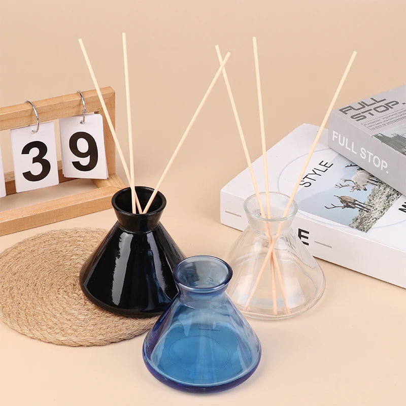1PC 220ml Containers Diffuser Bottle Aromatherapy Diffuser Bottle Modern Simple Diffuser Glass Bottle Essential Oil Organizers Peaceful Pleasures Health and Wellness