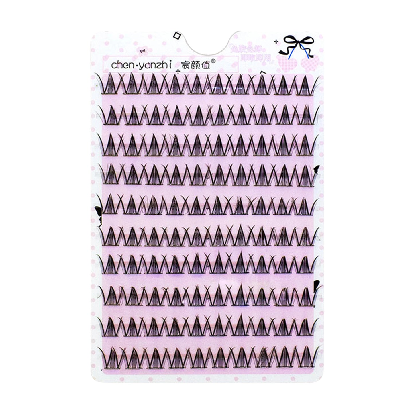 Manga Cluster False Eyelashes Glue-Free Natural Volume 10 Rows