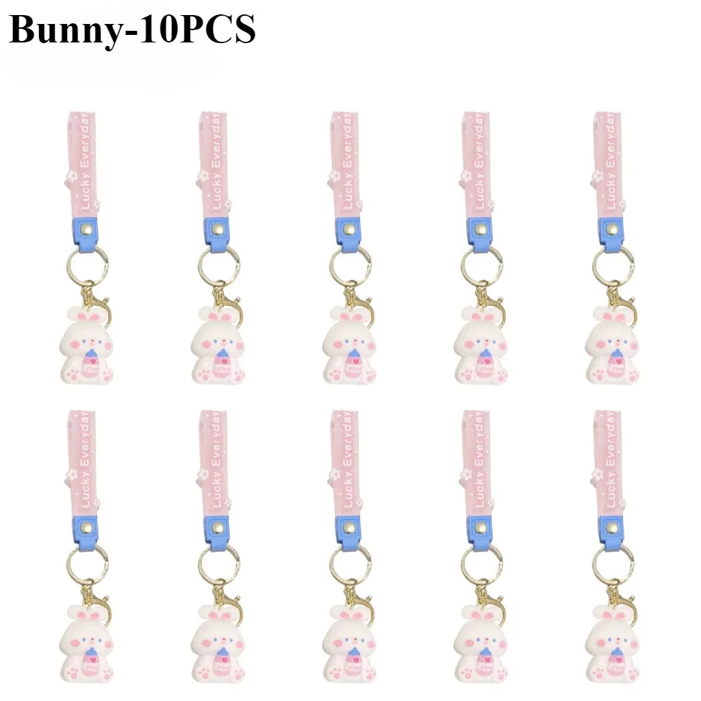 Luck Drinks PVC Cartoon Keychain | Cute Bag Charm & Gift