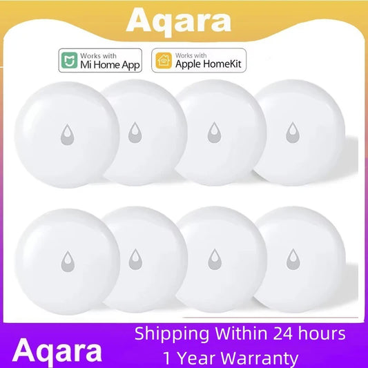 Aqara Water Leak Sensor ZigBee Water Immersing Detector Alarm Security Soaking Sensor Smart Home for Xiaomi Mi Home Homekit APP Peaceful Pleasures Health and Wellness