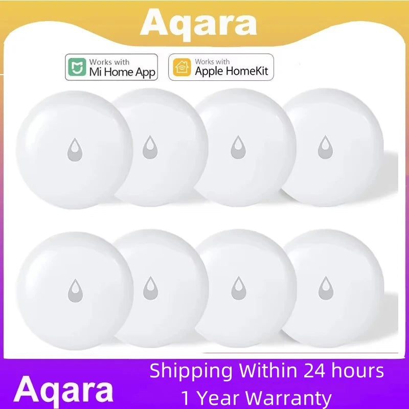 Aqara Water Leak Sensor ZigBee Water Immersing Detector Alarm Security Soaking Sensor Smart Home for Xiaomi Mi Home Homekit APP Peaceful Pleasures Health and Wellness