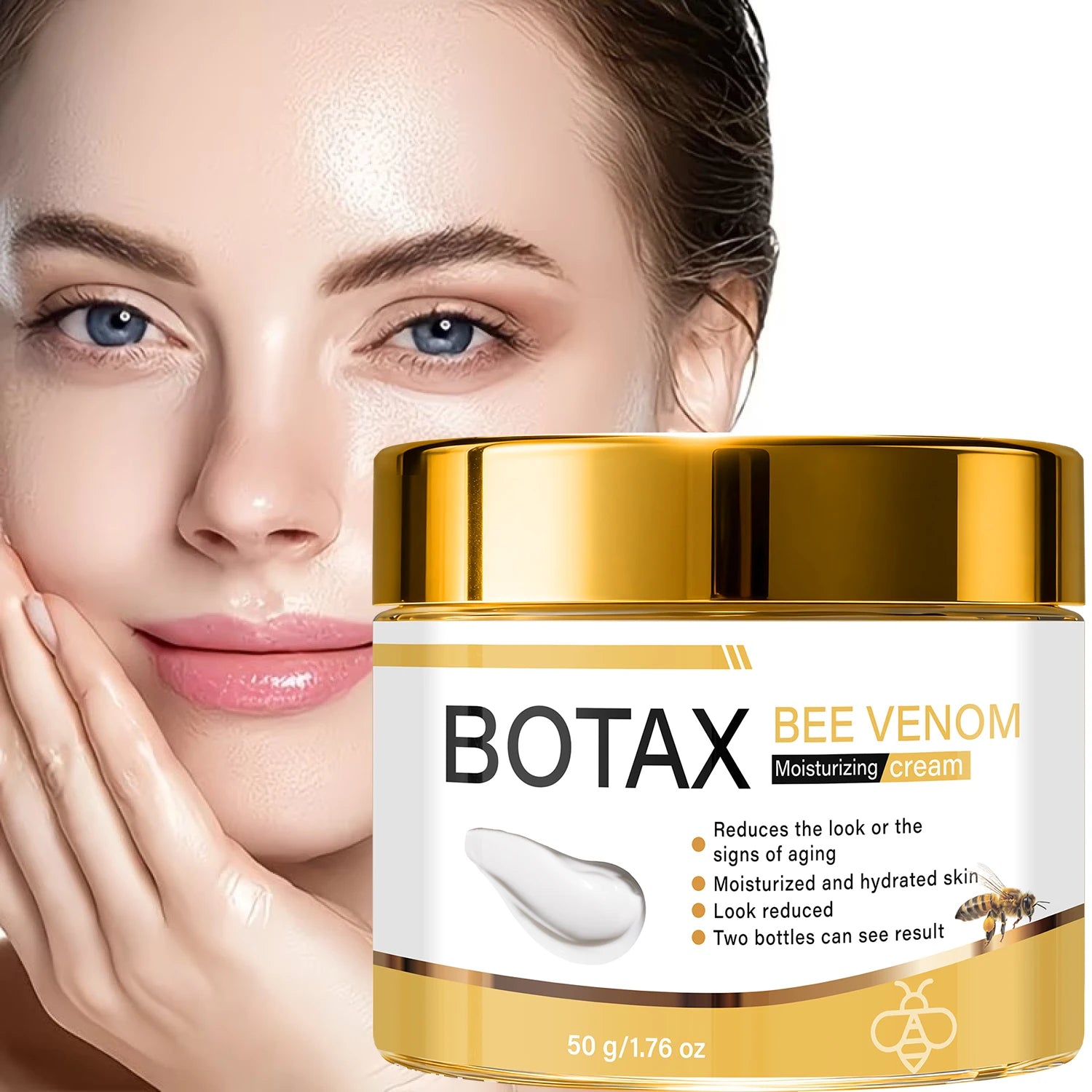 Bee Venom Firming Cream – Retinol, Hyaluronic Acid & Collagen Anti-Aging Face Cream Peaceful Pleasures Health and Wellness