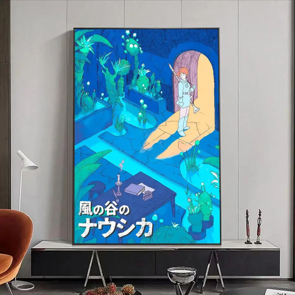 Nausicaä of the Valley of the Wind Anime Canvas Wall Art Poster