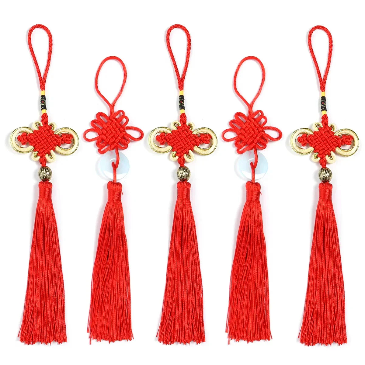 Chinese Knot Silk Tassel Pendant | Lunar New Year Décor Gift