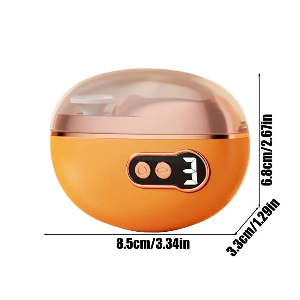 Electric Nail Clipper 3-Speed LED Light & Scraps Storage Trimmer