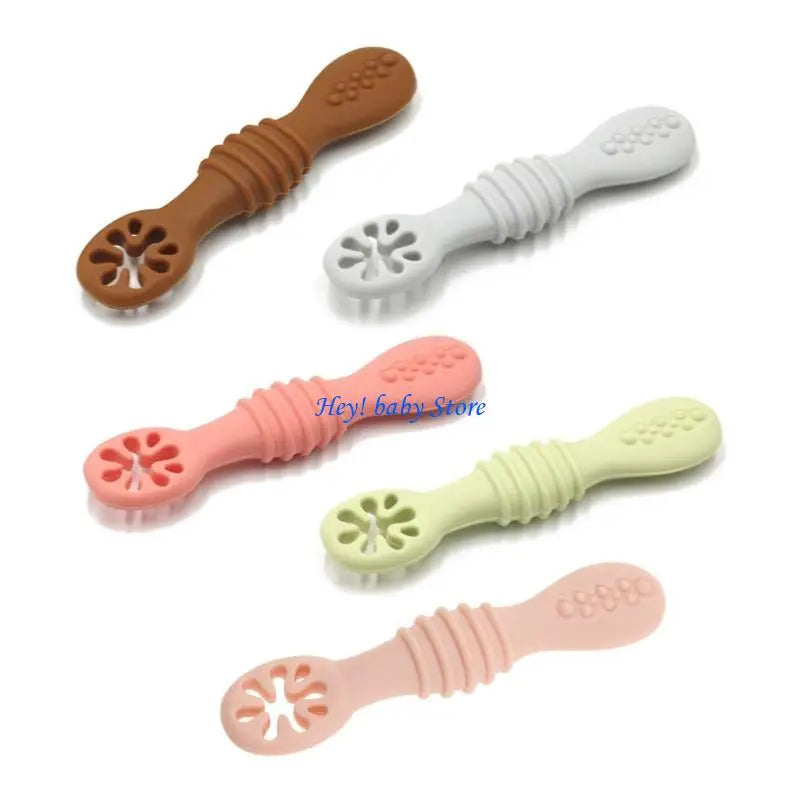 Baby-Led Weaning Silicone Spoon | Self-Feeding Training Utensil