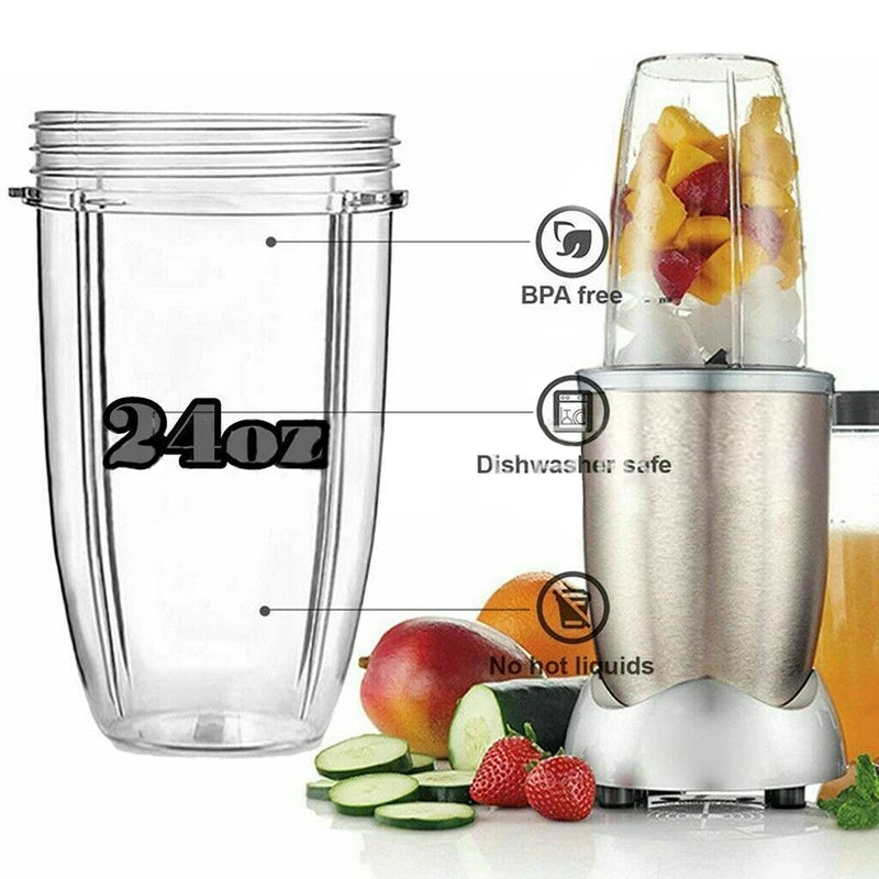 NutriBullet Replacement Blender Cup 18/24/32oz – BPA Free
