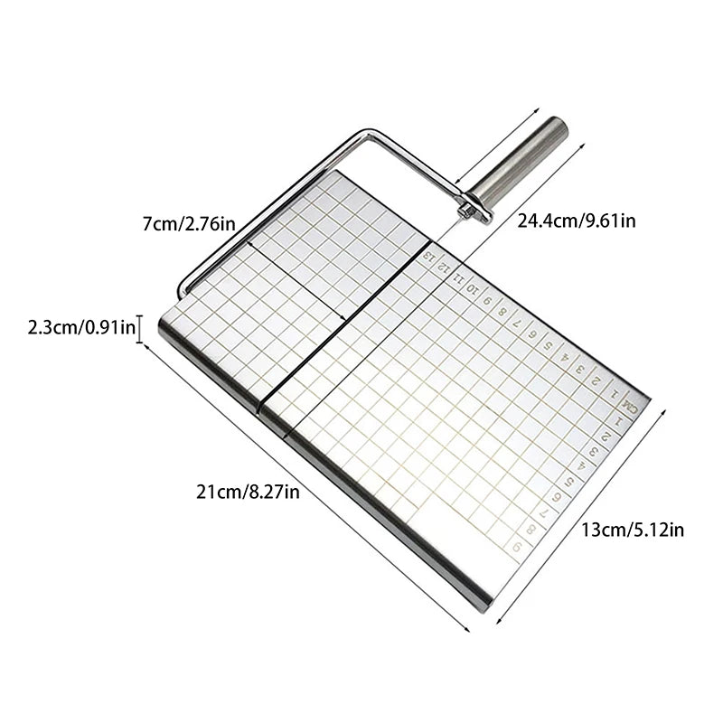 Stainless Steel Cheese Slicer with 5 Replacement Wires | JETTING
