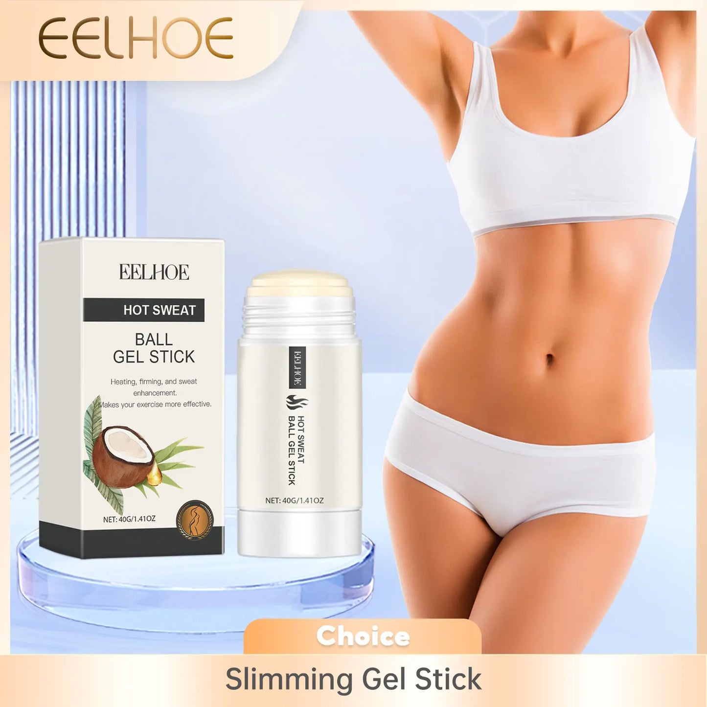EELHOE Sweat Enhancer Slimming Stick – Body Firming Gel