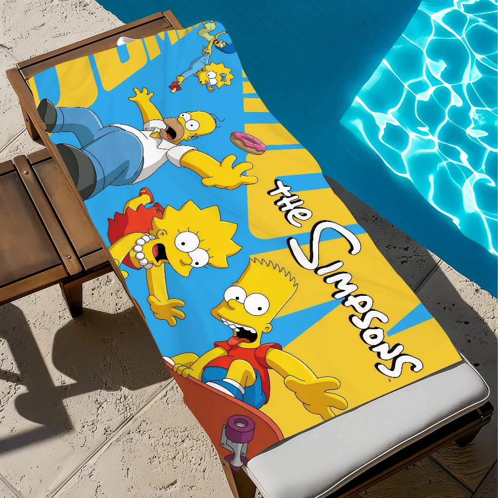 Cartoon Quick-Dry Beach Towel | Soft Pool & Travel Towel Quick-Dry Beach Towel Peaceful Pleasures Health and Wellness z8 STJ80x160CM