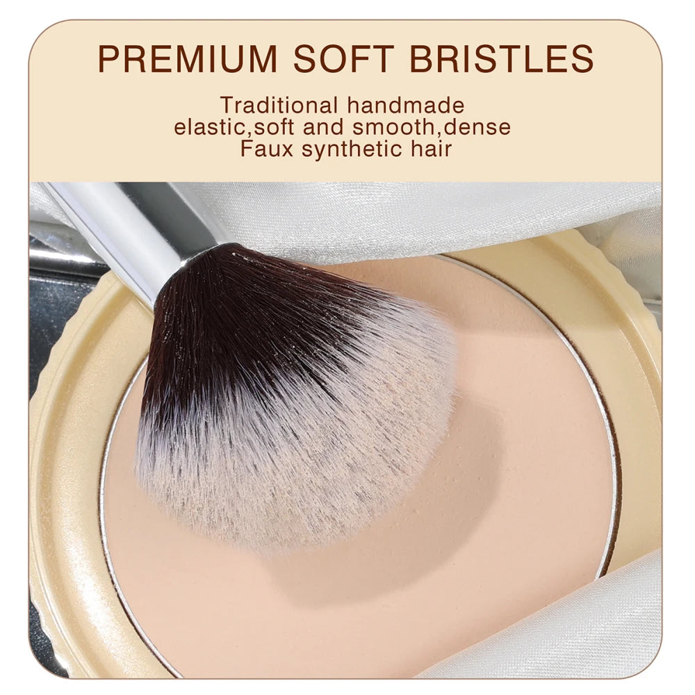 RUNTOIN 24-Piece Professional Makeup Brush Set – Soft & Fluffy