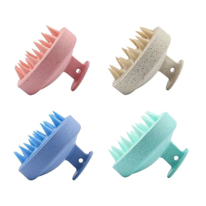 Silicone Scalp Massage Shampoo Brush – Hair & Body Shower