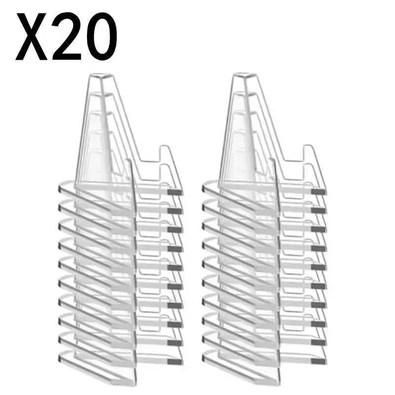 Mini Acrylic Triangular Card Display Stands | Trading Card Holder