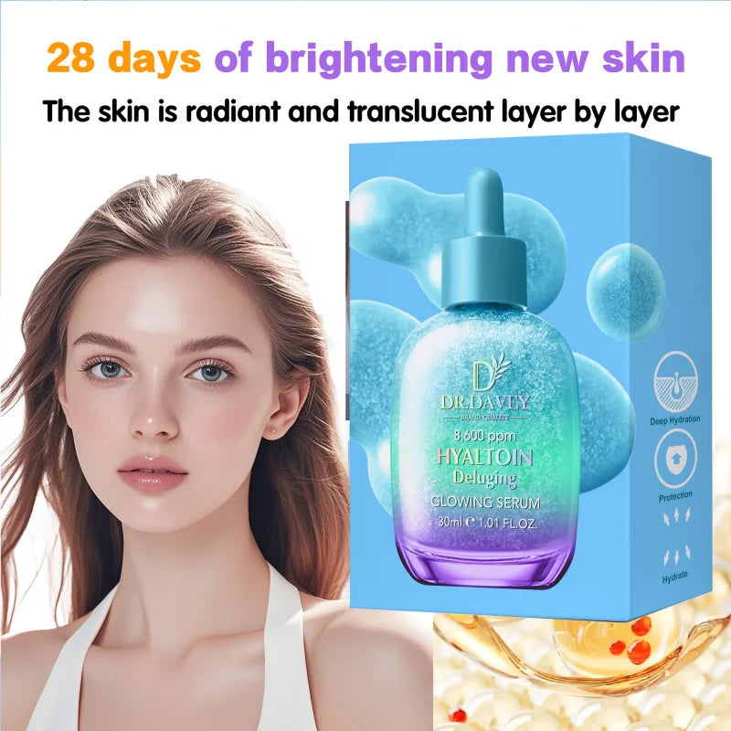 DR.DAVEY 30ml Hyaluronic Glow Face Serum | Unisex Moisturizer