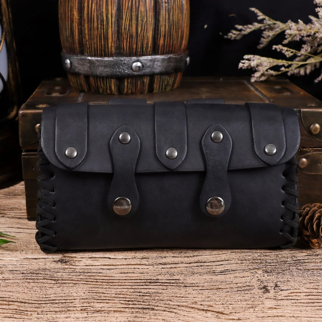 Medieval Vintage Money Pouch Bag Costume Accessory Men Women Viking
