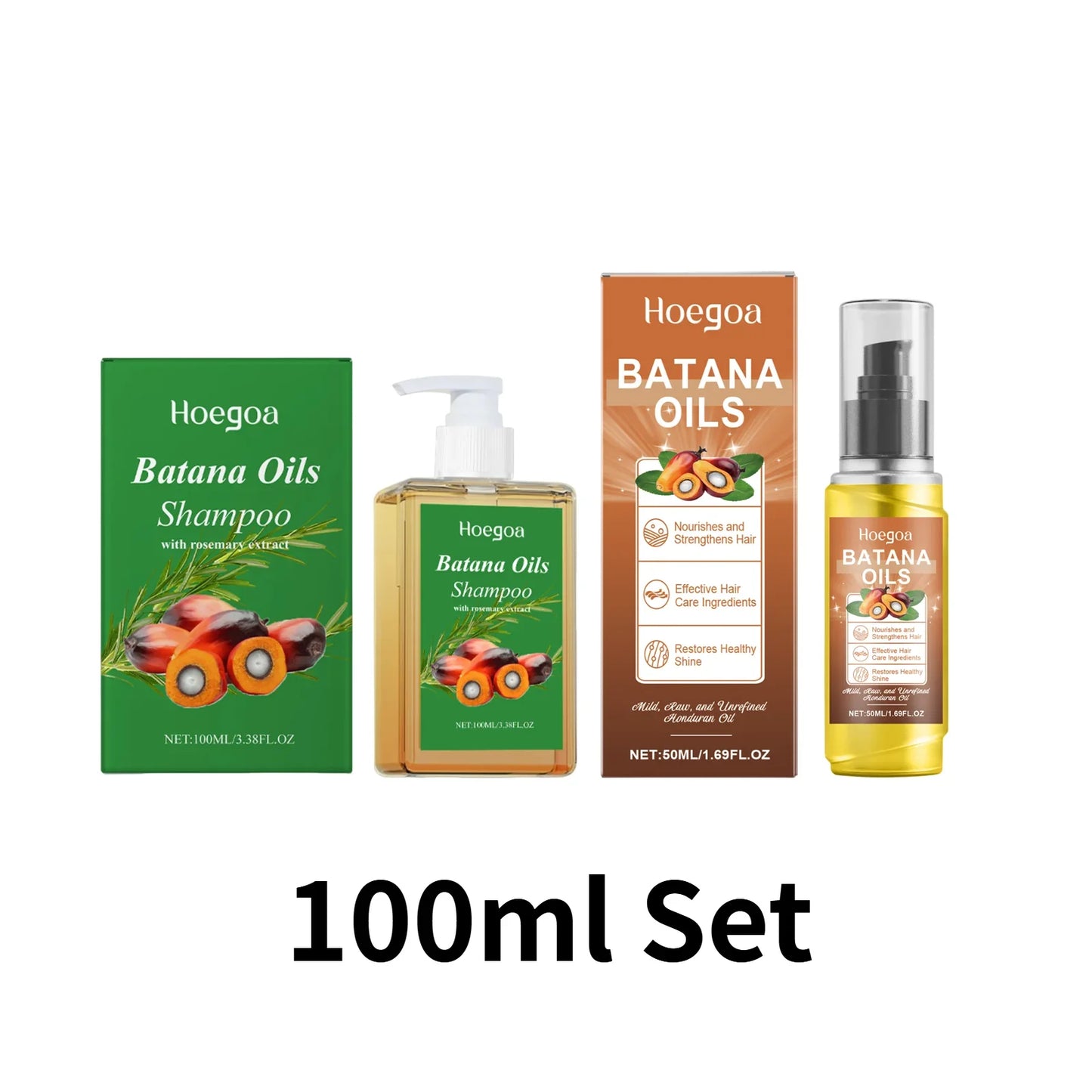 HOEGOA Batana Oil Shampoo with Rosemary – All Hair Types