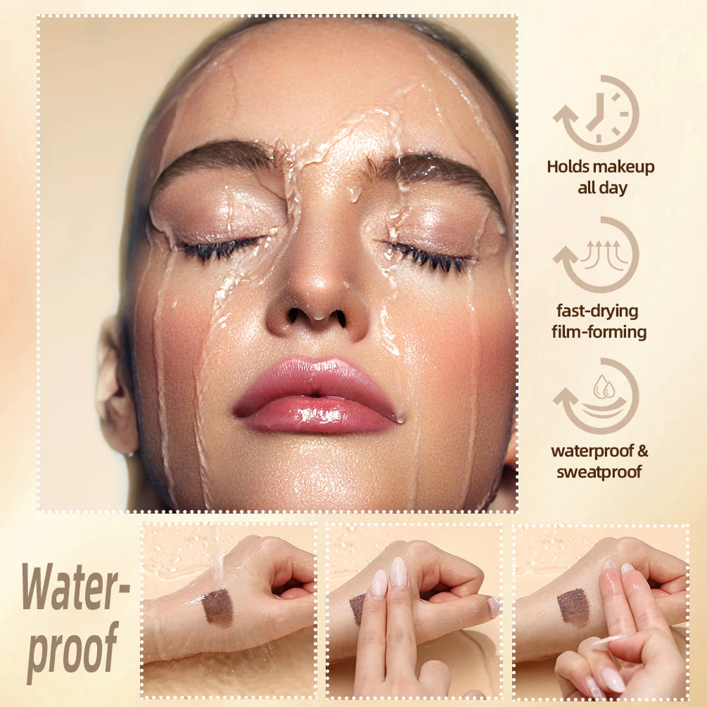 4 Colors Long Lasting Waterproof Eyebrow Mascara Cream Eye Brow Shadow Makeup Beauty Comstic Tools With Brush Dye Eyebrow Gel Peaceful Pleasures Health and Wellness