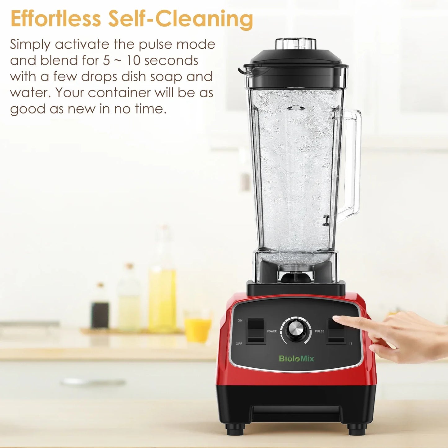 BPA Free 3HP 2200W Heavy Duty Blender | Smoothie Bar Blenders Peaceful Pleasures Health and Wellness