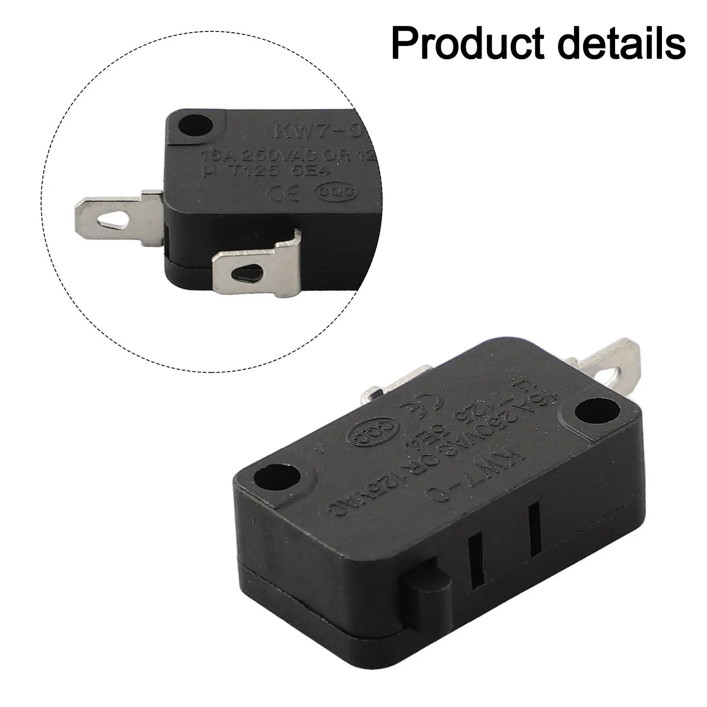 KW7-0 16A Micro Limit Switch – Appliance Replacement Part